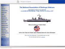 Tablet Screenshot of destroyers.org